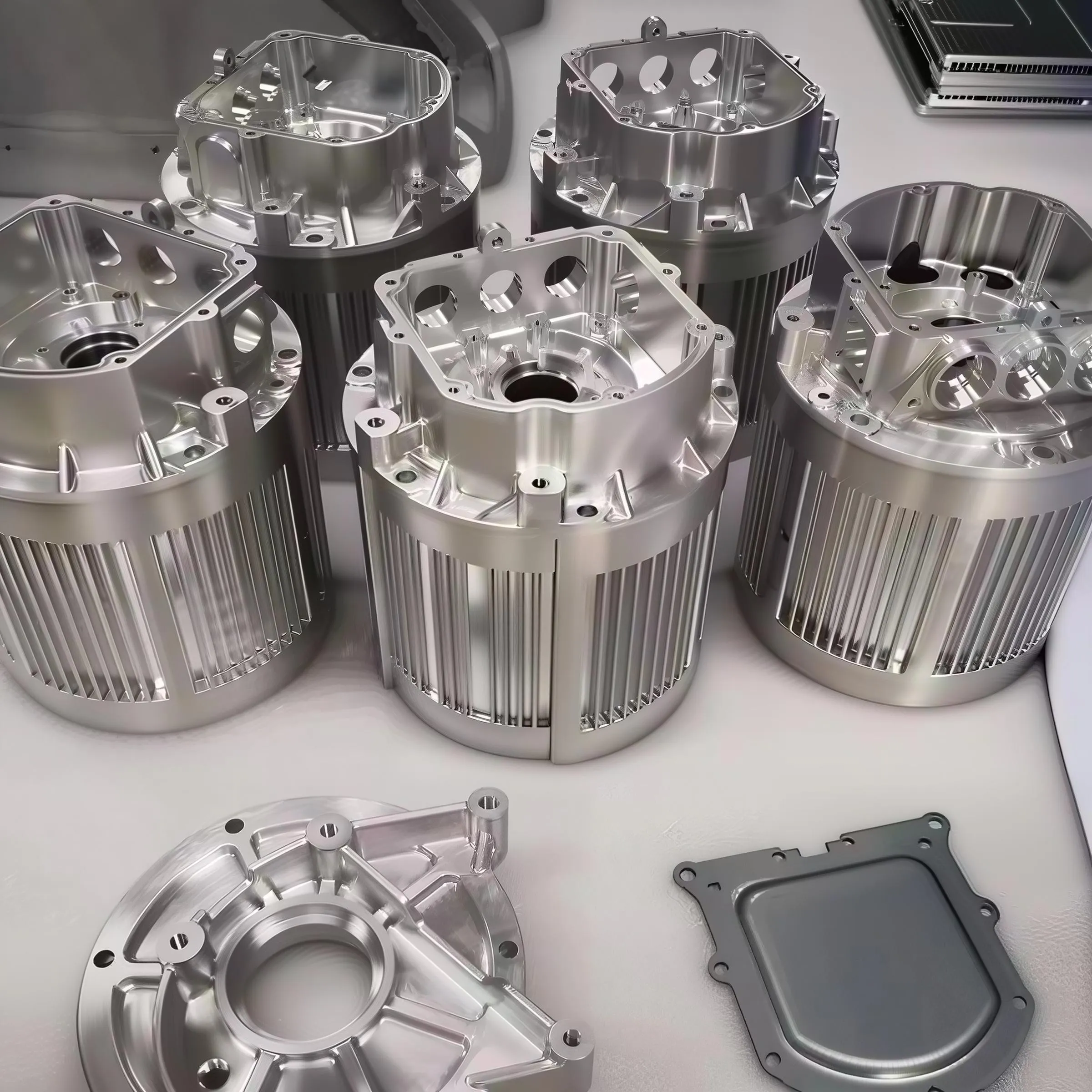 componentes de motor para fresado CNC