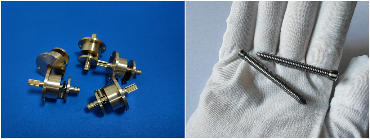 Piezas mecanizadas CNC para dispositivos médicos e instrumentos de precisión