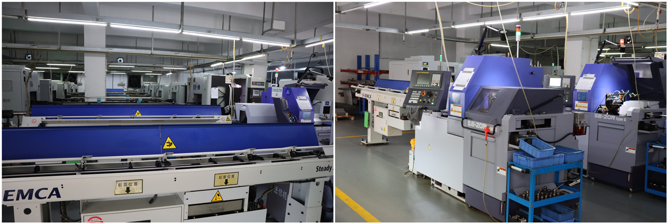 Taller de mecanizado suizo que produce componentes de conectores RF de alta precisión Fabricante de conectores RF que proporciona componentes mecanizados por CNC suizo de precisión