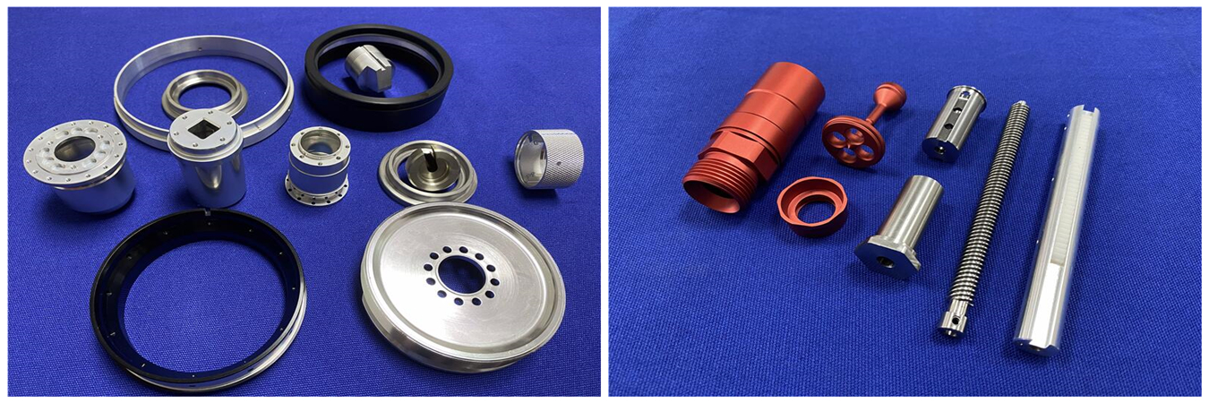 Piezas de aluminio torneadas por CNC para aplicaciones de mecanizado de precisión Piezas de aluminio torneadas por CNC con acabado de alta precisión
