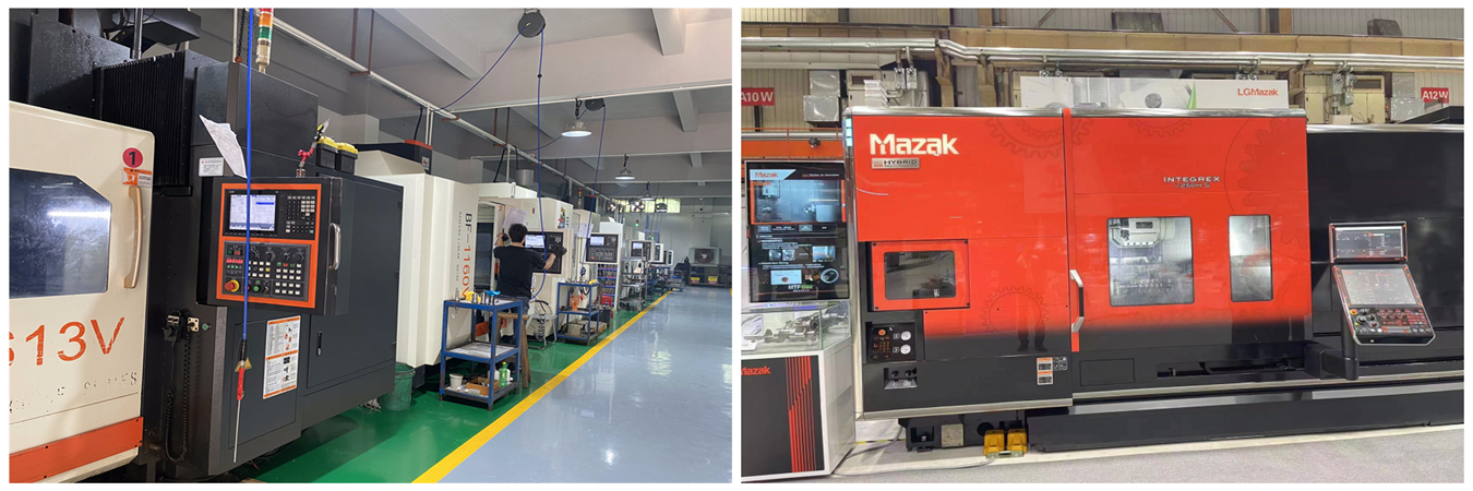 Servicio de mecanizado CNC de 5 ejes para componentes de aluminio Taller de mecanizado de aluminio de 5 ejes produciendo piezas CNC complejas con precisión