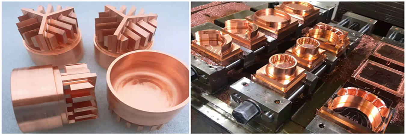 Mecanizado CNC personalizado de piezas de cobre para aplicaciones de alta conductividad Servicio de mecanizado CNC de cobre para componentes eléctricos de precisión