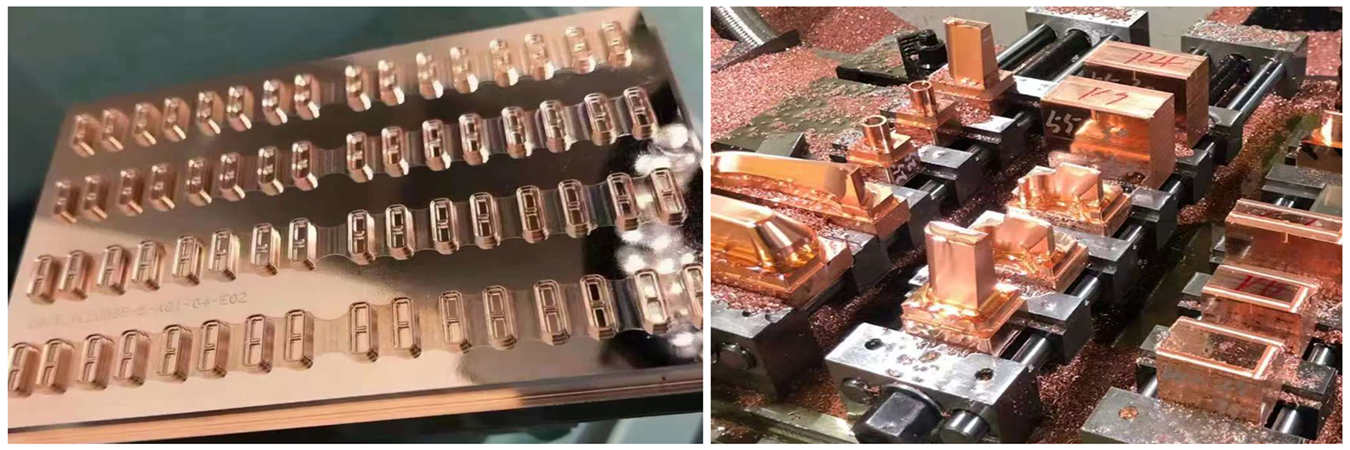 Mecanizado CNC personalizado de piezas de cobre para aplicaciones de alta conductividad Piezas de mecanizado de cobre de precisión para componentes eléctricos y electrónicos