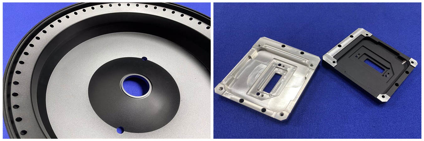 Piezas mecanizadas de cámara de vacío de aluminio para aplicaciones de semiconductores