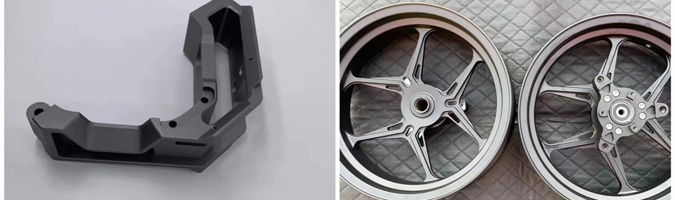 Piezas de motocicleta mecanizadas con precisión CNC Piezas de motocicleta mecanizadas con precisión CNC: triple abrazadera de aluminio personalizada, palancas de freno y reposapiés con acabado superficial de alta resistencia