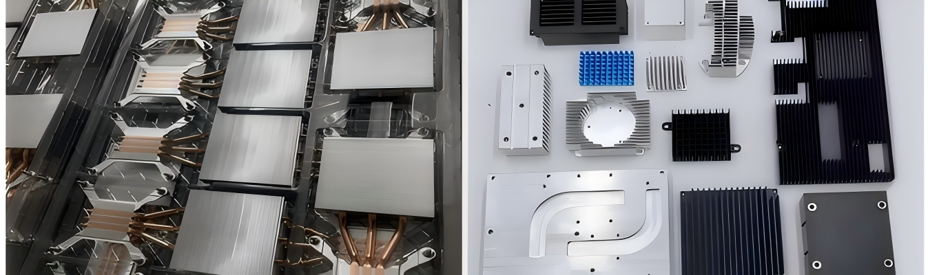 Mecanizado CNC de disipadores de calor Disipadores de calor mecanizados por CNC con alta precisión para una refrigeración eficiente en aplicaciones electrónicas e industriales