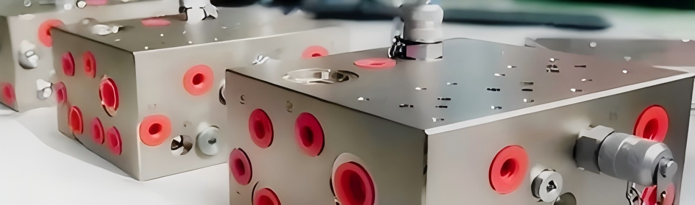 Bloques de colectores hidráulicos personalizados mecanizados por CNC para sistemas de control de fluidos de alto rendimiento