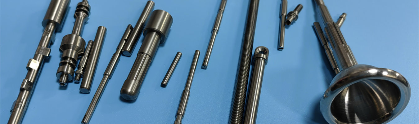 Pasadores de precisión personalizados mecanizados por CNC fabricados mediante torneado suizo para aplicaciones médicas, automotrices e industriales